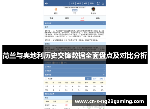 荷兰与奥地利历史交锋数据全面盘点及对比分析